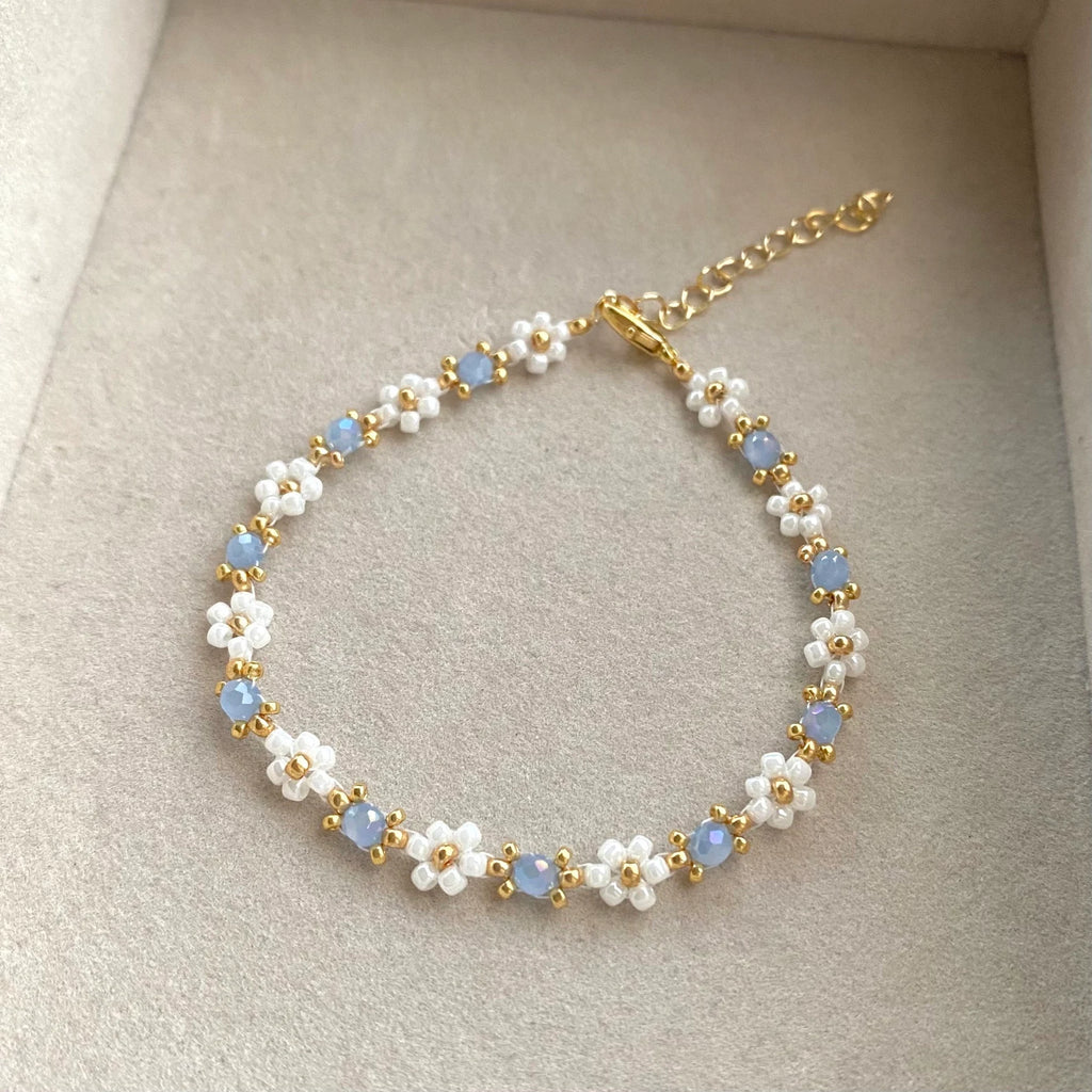 Beaded Flower Bracelet